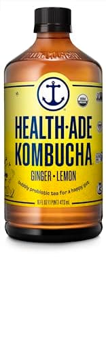 Health Ade, Kombucha Ginger Lemon Organic, 16 Fl Oz