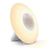 Philips Wake-Up Light Alarm Clock HF3505/01 with Sunrise Simulation - 2 Natural Sounds and Radio