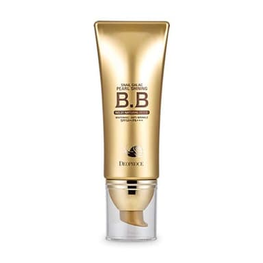 Deoproce Pearl Shining BB Cream Snail Galac SPF50+/PA+++ Face Moisturizer Skin Tone Correction Blemish Covering UVA/UVB Block reduction Korean Makeup Anti Wrinkle (#21 Natural Beige)