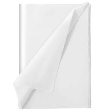 HOFURME 114 Pcs Wet Strength Art Tissue Paper, White, 28x20 inches, Packaging, Crafts, Decorative Wrapping