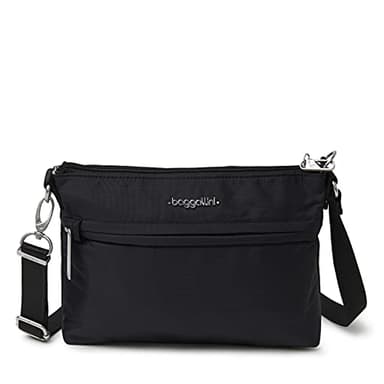 Baggallini Securtex® Anti-theft Memento Crossbody Bag - Lightweight 9.75"x7" Travel Purse