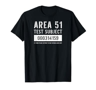 Area 51 Test Subject Alien Abduction Halloween Costume T-Shirt