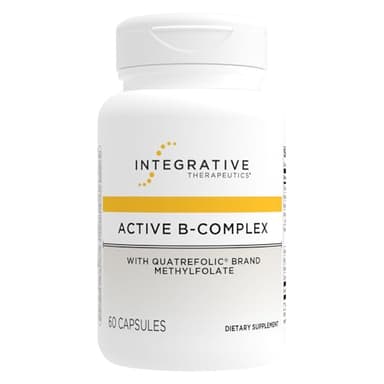 Integrative Therapeutics Active B-Complex - Cellular Energy & Heart Health Support with Vitamins B2, B6 & B12* - Supports Nervous & Immune Systems* - Third-Party Tested - 60 Capsules (30 Servings)