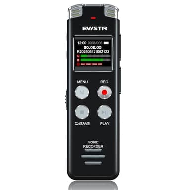 128GB Digital Voice Recorder Voice Activated Recorder with Playback - Upgraded Tape Recorder for Lectures, Meetings, Interviews, Audio Recorder USB Charge, MP3