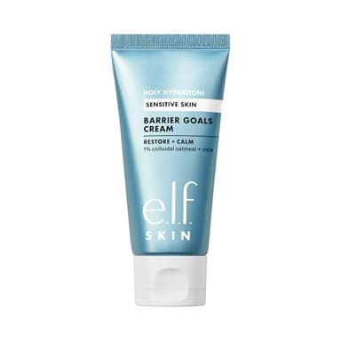 e.l.f. SKIN Holy Hydration! Barrier Goals Cream, Rich Face Moisturizer For Hydrating & Soothing, Helps Visibly Reduce Redness, Vegan & Cruelty-Free