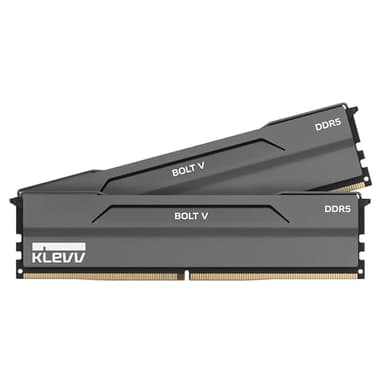 KLEVV Bolt V DDR5 32GB (2x16GB) 6000MHz CL28 SK Hynix A-Die 1.35V Gaming Desktop Ram Memory XMP 3.0 / AMD Expo Ready (KD5AGUA80-60B280H)