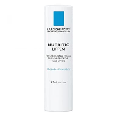 La Roche-Posay Nutritic Lip Balm for Very Dry Lips, Soothes and Repairs Chapped Lips with Shea Butter and Ceramides, 0.15 Fl Oz (Pack of 1)