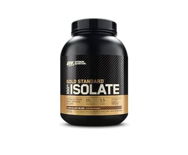 Optimum Nutrition Gold Standard 100% Isolate, Protein Powder, Chocolate Bliss, 3 Pounds, 44 Servings. Whey Protein Isolate (Packaging May Vary)