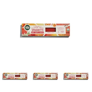 Whole Foods Market, Organic Red Lentil Gluten Free Spaghetti, 8 oz (Pack of 4)
