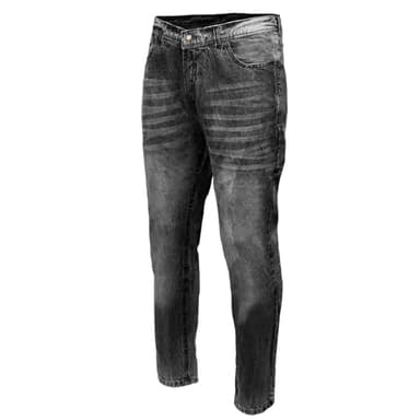 Milwaukee Leather MDM5001 Men's Metro Black CE Armored Motorcycle Riding Denim Jeans Reinforced w/Aramid Fibers - 34