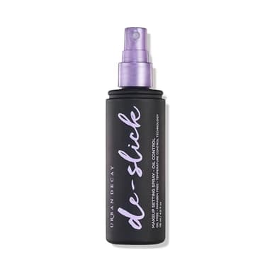 Urban Decay De-Slick Mattifying Makeup Setting Spray for Face (Full Size), Waterproof, Smudge-proof, Oil & Shine Control, for Oily Combination Skin, Oil-free, Vegan, Cruelty-free - 4 fl oz
