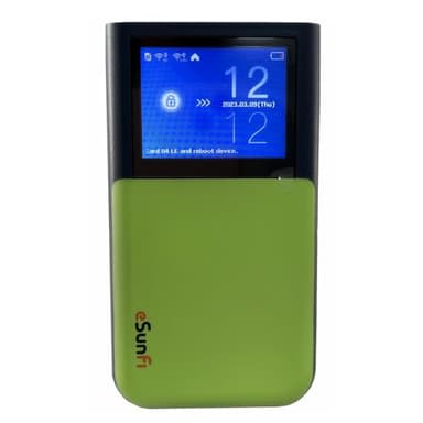 Sunhans eSunFi SHFiEL62 5G eSim Mobile Hotspot Router Portable WiFi Router, with Sim Card Slot, up to 32 WiFi terminals, 2.4 inch Touch Panel, WiFi6, for Home/Business/Travel (NA Version)