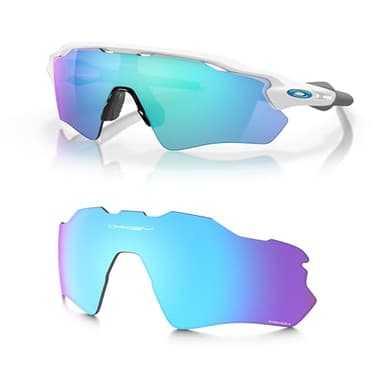 Oakley Original Radar EV Path OO9208 00003438 Prizm Sapphire Iridium Replacement Lenses for Men for Women+ Bundle Microfiber Pouch -Frames Not Included