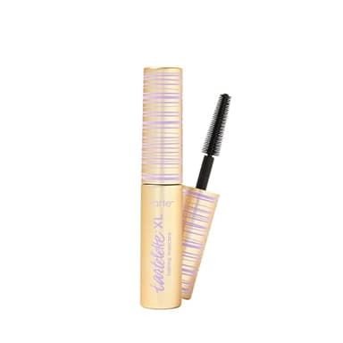 tarte tartelette XL tubing mascara – Lash Extensions in a Tube with Peptide, Extra-Bold Buildable Length & Volume, Smudge-Proof Longwear, Easy-to-Remove, Vegan & Cruelty-Free, travel size, black