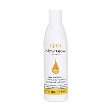 GiGi Post Waxing Treatment, Slow Grow Hair Inhibitor Lotion with Argan Oil, Hair Growth Minimizer for Men and Women, 8 oz, 1 Pack