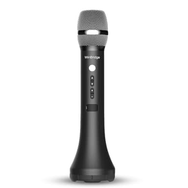 Bluetooth Microphone Wireless Voice Amplifier, Professional Intelligent Noise Cancelling Handheld/Desktop Mic Speaker, 15W Wireless Mic with 3 Sound Effects for Teaching Singing Speaking Karaoke H9