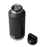 YETI Rambler 64 oz Bottle, Vacuum Insulated, Stainless Steel with Chug Cap, Black
