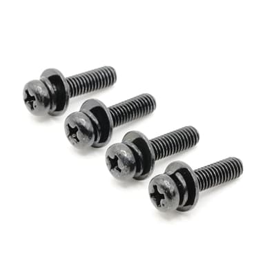 ReplacementScrews Stand Screws Compatible with Philips 65PUL6553/F7-65 Inch 6000 Series Smart TV - Complete Feet/Legs Screw Set (Pack of 4)