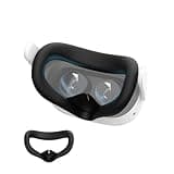 AMVR Silicone Face Cover Compatible with Meta/Oculus Quest 3S Accessories, Sweatproof Face Pad, with Nose Pad, Immersive VR Experience