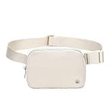 Belt Bag with Adjustable Strap Crossbody Waist Bag for Workout Shopping Travelling Hiking (khaki)