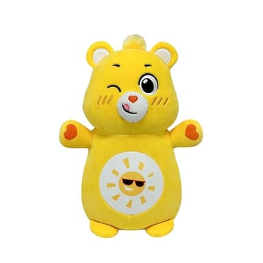 Squishmallows Original Care Bears 10in Funshine Bear HugMees – Ultrasoft Official Jazwares Plush (Medium-Sized)