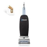 Vacmaster UB0402 Commercial Vacuum Cleaner Ultra-Lightweight 14L Capacity Bagged Upright Vac with LED Headlight and 2-Speed Setting Powerful Suction for Pets, Carpets & Hard Floor