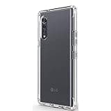 VIESUP Crystal Cellular Phone Case for LG Velvet 5G / G9, Transparent Shockproof Silicone Soft Case Cover with Camera Lens Protection