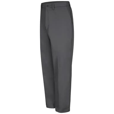 Red Kap Men's Red-E-Prest Work Pant - Wrinkle Free Workwear for Mechanics, Breathable and Durable, Front & Hip Pockets, Charcoal, 36W x 32L