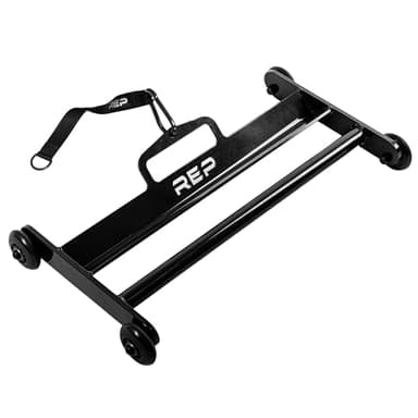REP Fitness Glute Ham Roller, Ab Exercise Machine for Home Gym, Core Trainer with Wheels, Leg Curl and Hip Extension Equipment, Workout Slider for Hamstrings, Abs, Glutes, and Strength Training