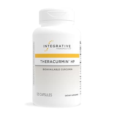Integrative Therapeutics Theracurmin HP - Heart & Joint Health Support* - Muscle Recovery Support* - 27x More Bioavailable Than Standard Curcumin Extract - 120 Capsules (60 Servings)
