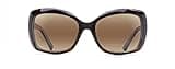Maui Jim Women's Orchid Polarized Fashion Sunglasses, Tortoise w/Peacock/HCL® Bronze, Medium