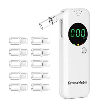 Ketone Breath Meter Professional Ketone Breath Tester - Home Ketone Monitoring Breath Analyzer & Ketosis Meter | Accurately Monitor Ketosis in Your Breath for Personal Ketosis Tracking