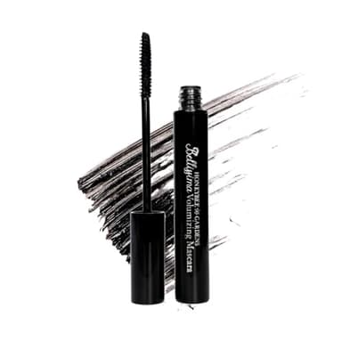 Honeybee Gardens Bellissima Volumizing Mascara, Black Lace, Lightweight Bold Lashes, Non-Smudging, Vegan, Gluten-Free, Cruelty-Free, 0.13 oz