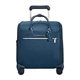 Briggs & Riley Wheeled Cabin Bag - Carry On Luggage for Travel, Suitcases with Wheels, Softside Rolling Bag for Men & Women, Interlocking Handle, Fits up to 13" Laptop - Rhapsody Collection, Navy