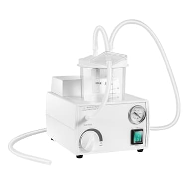 Wmpusll 1000ML Portable Veterinary Suction Machine, 110V Electric Quiet Vacuum Pump Device for Home