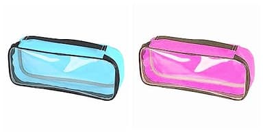 LOSVINA Travel Bag for Lifevac Home Kit Travel Kit First Aid Kit Accessory Pouches - Zippered Bag/Transparent Window - Set of 2
