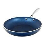 Granitestone Blue 12 Inch Non Stick Frying Pans Nonstick Skillet with Mineral and Diamond Triple Coated Surface, Nonstick Frying Pan, Nonstick Pan, Oven/Dishwasher Safe Non Stick Pan, 100% Non Toxic