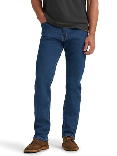 Regular Fit Comfort Flex Waist Jean, Dark Stonewash, 36W x 32L
