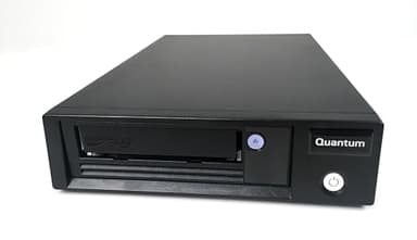 Quantum LTO-9 Tape Drive, Half Height, Tabletop, 12GB/S SAS, Black, KIT, TAA COM