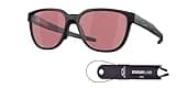 Oakley Actuator OO9250 925008 57MM Matte Black/Prizm Dark Golf Rectangular Sunglasses for Men + BUNDLE Accessory Leash + Designer iWear Kit