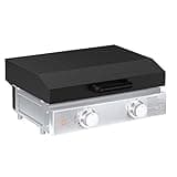 Stanbroil Hard Cover Hood 5011 Griddle Hood for Blackstone 22 Inches Table Top Griddle with Rear Grease, Black