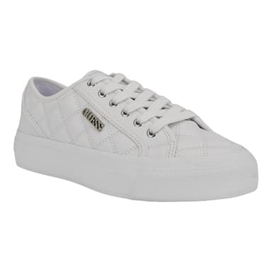 Guess Women's Jelexa Sneaker, White 140, 8