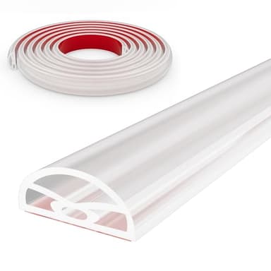 39” Transparent Shower Threshold Water Dam Stopper for Dry and Wet Separation,Self Adhesive Collapsible Walk in Shower Splash Guard Seal Strip,Silicone Sink Edge Water Barrrier for Bathroom,Kitchen