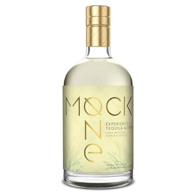 MOCK ONE Non-Alcoholic Tequila - Non-Alcoholic Spirits for Alcohol-Free Drinks and Zero Proof Mocktails - Distillery Crafted Premium Alcohol Alternative - Made in the USA - 750ml (25.4 Fl Oz)