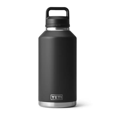 YETI Rambler 64 oz Bottle, Vacuum Insulated, Leakproof, Stainless Steel with Chug Cap, Black