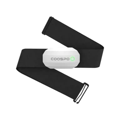 COOSPO Bluetooth Heart Rate Monitor Chest Strap H808S, ANT+ BLE HR Monitor Chest, HRM IP67 Waterproof, Use for Running Cycling Gym and Other Sports