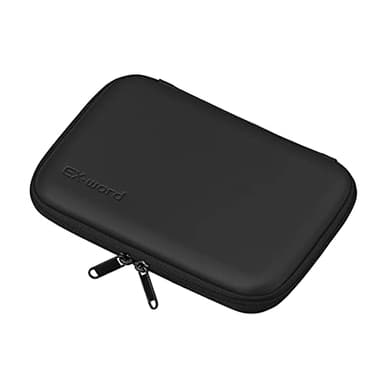 Casio XD-CC2402BK Genuine EX-word Electronic Dictionary Case, Semi-Hard Cover, Black