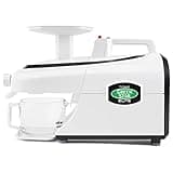 Tribest Greenstar GSE-5000 Elite Slow Masticating Juicer, Jumbo, White