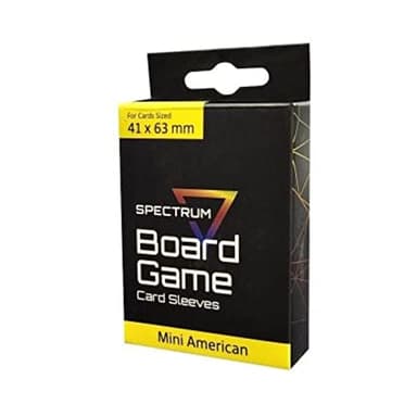 BCW Anti-Glare Board Game Sleeves - 50ct | 41mm x 63mm | Mini American Sized | 4 Mil Polypropylene | Acid-Free, Archival Quality | Fits Card Games | Protect and Preserve Game Cards