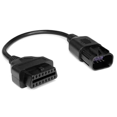 QKYS Polaris Diagnostic Tool 8 Pin to 16 Pin OBD2 Female Connector Adapter, ATV Motorcycle Diagnostic Tools, ATV Scan Tool Cable Fit for Polaris Slingshot, RZR, ACE, Ranger, General, Sportsman